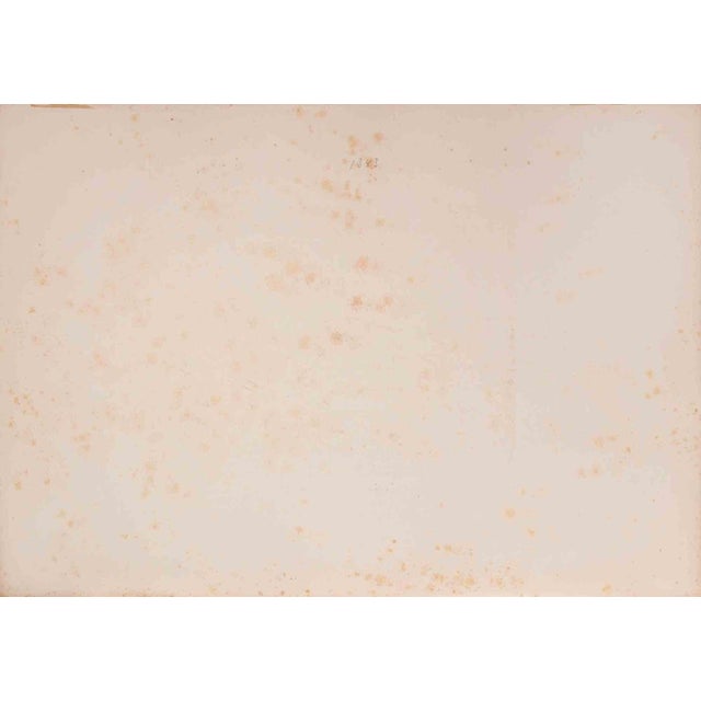 Lithograph on wove paper, realized in 1846. Signed and dated in the plate. This engaging interior scene by Auguste Raffet...