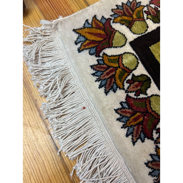 Handmade Silk Egyption Tapestry Area Rug High Quality For Sale - Image 12 of 12