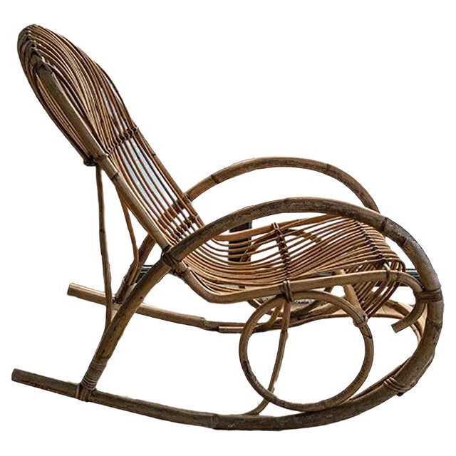 Rocking Chair by Rohé Noordwolde, 1960s For Sale