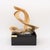 Michi Raphael (American, 1929-1996) "La Valse" Abstract Gilt Bronze Sculpture, 1979, marked "1979 Michi Raphael 7/3" to...