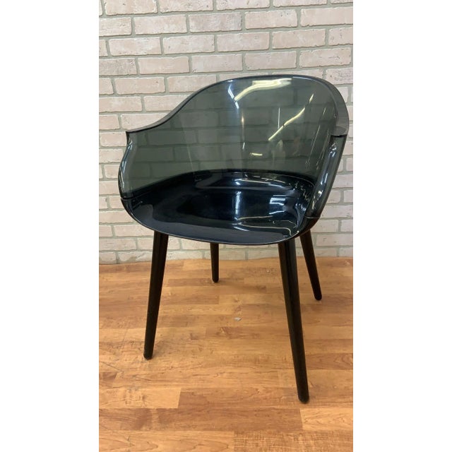 Early 21st Century Modern Smoked Cyborg Armchair by Marcel Wanders for Magis Italy - Set of 10 For Sale - Image 5 of 9