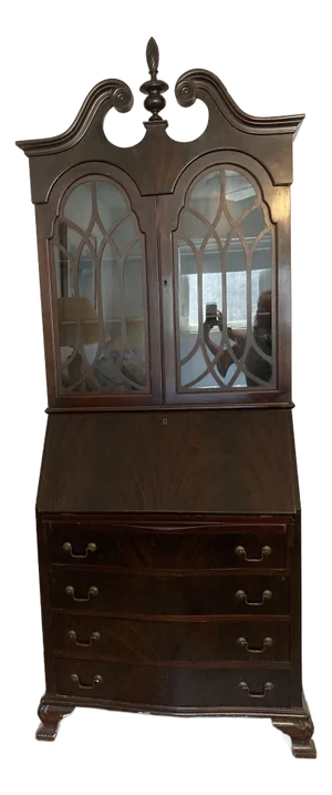Mahogany Secretary Desk - Vintage