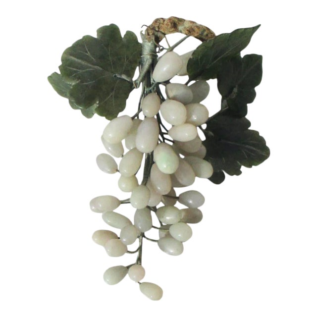 Vintage Chinese Hard-Stone Grape Cluster For Sale
