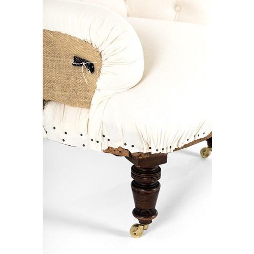 English Button Back Armchair For Sale - Image 11 of 13