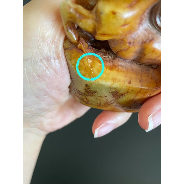 Antique Hand Carved Chinese Zodiac Horse Stone Seal For Sale - Image 11 of 12