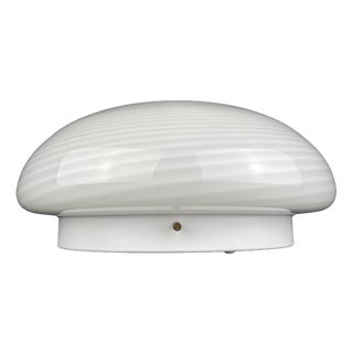 Classic Swirl Murano Glass Ceiling or Wall Lamp, Italy, 1970s For Sale