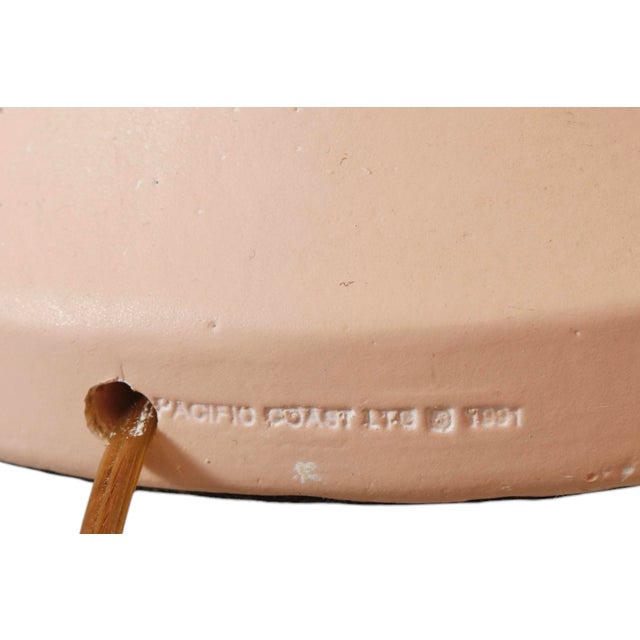 Postmodern Sculptural Lamps by Pacific Coast - a Pair For Sale - Image 11 of 11