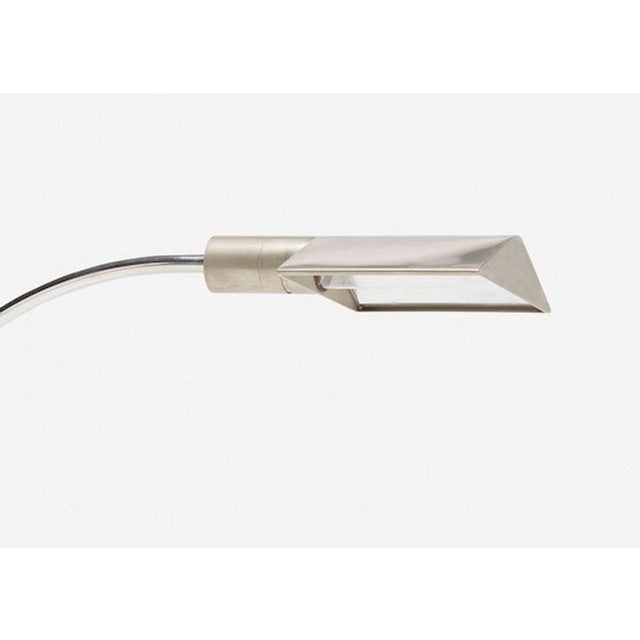 1970s 1970s Mid-Century Modern Cedric Hartman Stainless Steel and Chrome Table Lamps - Pair For Sale - Image 5 of 7