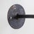 Black 1950s Spanish Iron Flower Wall Hook For Sale - Image 8 of 9