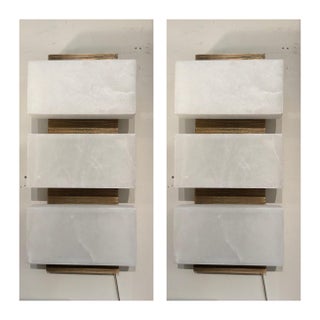 Revelation Triple Stacked Sconces - Pair. For Sale