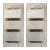 Revelation Triple Stacked Sconces - Pair. For Sale