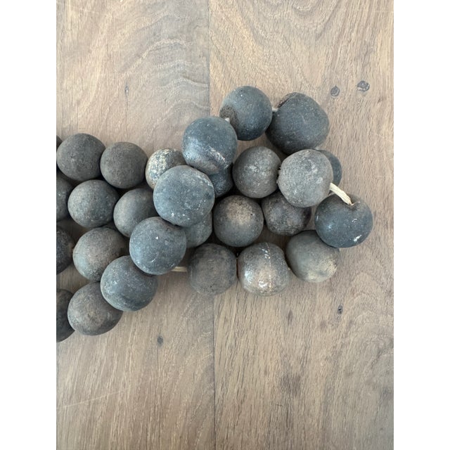 Sculpture Materials Pair of Vintage African Clay Bead Strands For Sale - Image 7 of 7