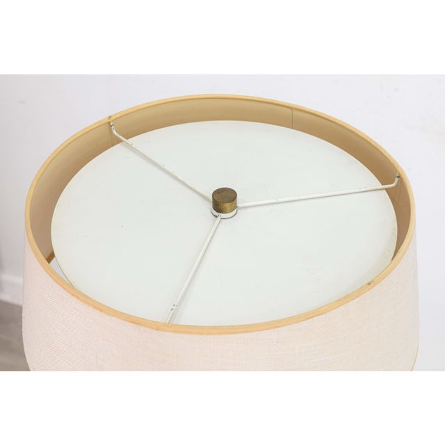 T.H. Robsjohn Gibbings t.h. Robsjohn-Gibbings Brass Floor Lamp for Hansen Lighting New York Circa 1950s For Sale - Image 4 of 9