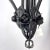 1930s Art Deco Wrought Iron Ceiling Lamp, 1930s For Sale - Image 5 of 10