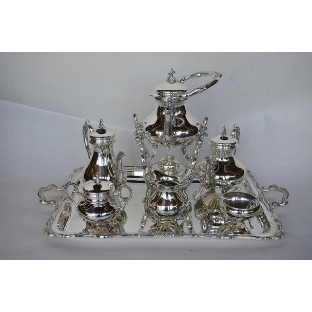 19th Century Peruvian Sterling Silver Tea & Coffee Service With Tray - 7 pcs For Sale - Image 15 of 15