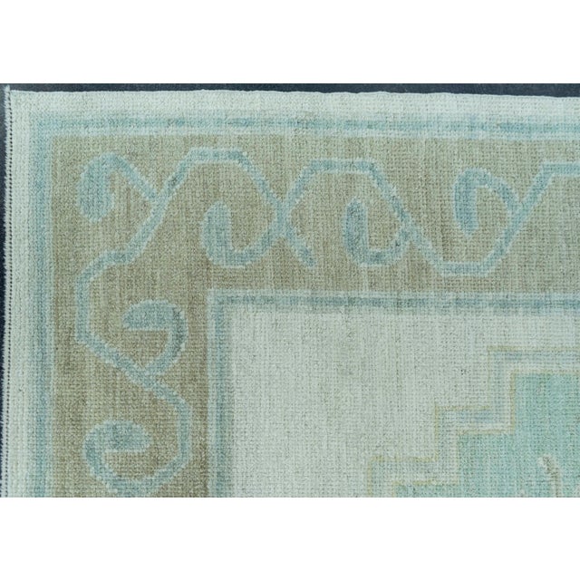 Turkish Oushak Rug 9' x 12'2" #19253 For Sale - Image 4 of 8