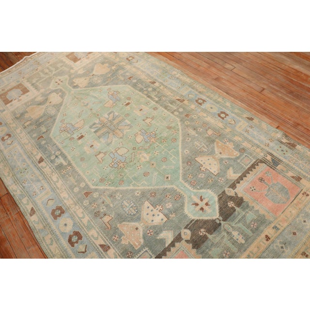Textile Antique Persian Malayer Rug For Sale - Image 7 of 18