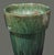 Mid-Century Modern Vintage Mid-Century Green Glazed Terra-Cotta Pottery Heavy Cache Pot Planter For Sale - Image 3 of 8
