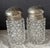 Mid 20th Century Vintage Clear Hobnail Glass Salt and Pepper Shakers Set, Mid-Century Modern Pressed Glass Tableware With Chrome Metal Lids, Farmhouse Kitchen Decor For Sale - Image 5 of 7
