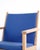 GE 284 Lounge Chair in Oak and Blue Wool attributed to Hans J. Wegner for Getama, 1984 For Sale - Image 6 of 13