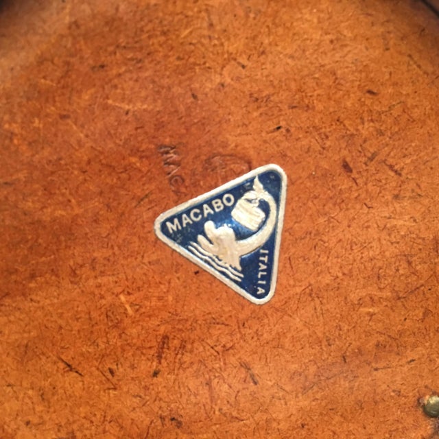 1950s Wood, Chrome & Wicker Thermos Decanter by Aldo Tura for Macabo Milano, Italy For Sale - Image 5 of 6