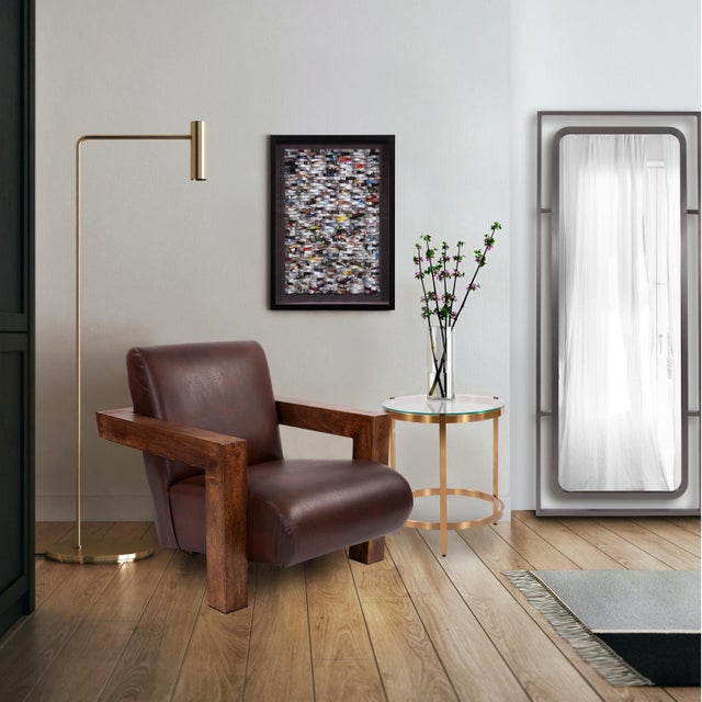 Metal Huron Mirror For Sale - Image 7 of 8