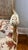 Wood Set of 6 Vintage Louis XVI Dining Chairs in Premium Tapestry Jacquard Fabric For Sale - Image 7 of 12
