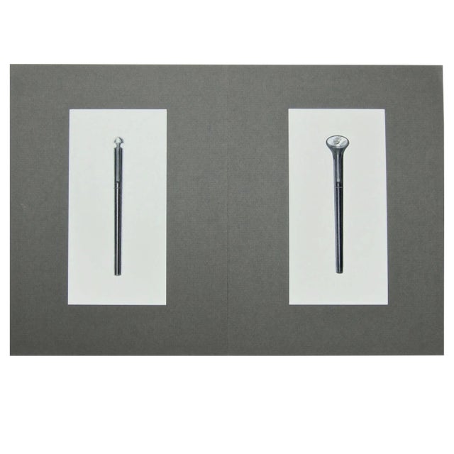 Two Original Jerome Gould Design Drawings for Writing Instruments For Sale