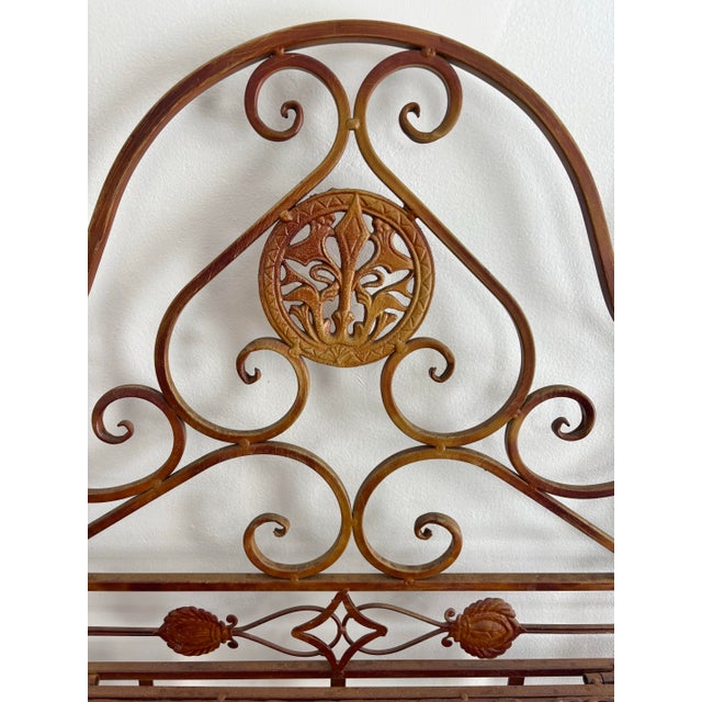 Mid 20th Century Vintage French Country Folding Baker's Rack For Sale - Image 5 of 11