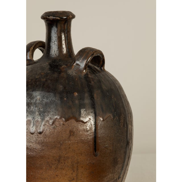 French Provincial 19th Century French Provincial Stoneware Jug For Sale - Image 3 of 4