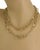This long authentic chain link necklace is by Judith Ripka, it is crafted from 18k yellow gold and features assorted size...