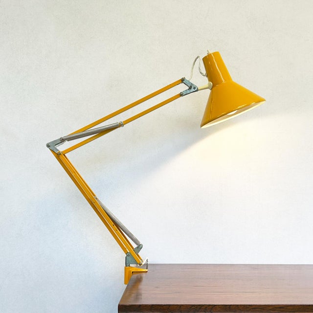 Yellow Architect Lamp from HCF Denmark, 1970s For Sale - Image 12 of 12