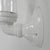 Porcelain Wall Lamp with Transparent Glass Shade, 1930s For Sale - Image 16 of 18