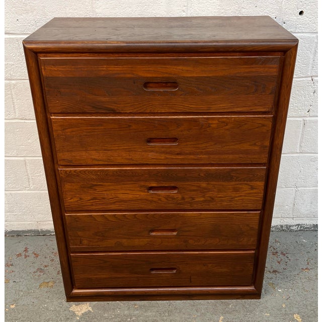 Vintage Five Drawer Dresser by Dixie For Sale - Image 9 of 16