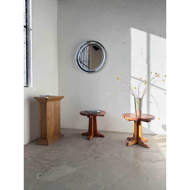 1960s Round Chrome Mirror, Italy, 1960s For Sale - Image 5 of 18