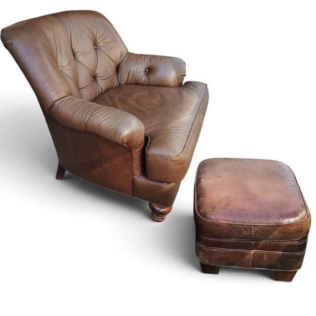 Some chairs fill a space. A Vintage Classic Leather chair & Ottoman command it. Crafted for those who understand that true...