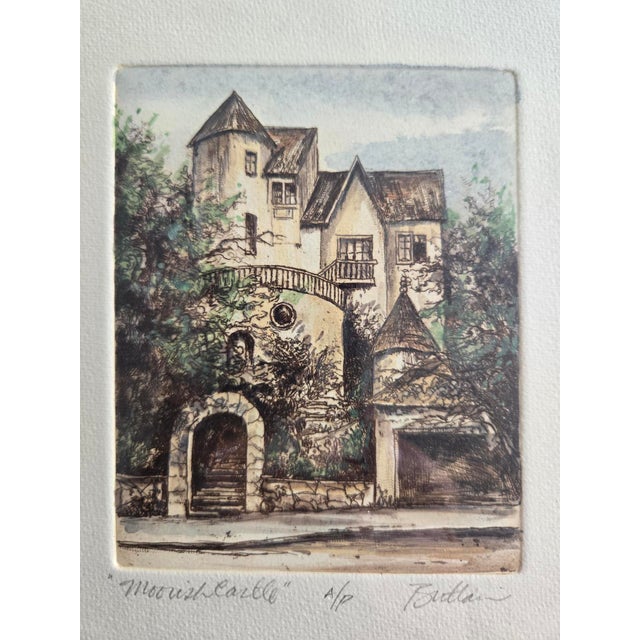 Tom Brittain was a California artist who made and signed original limited-edition etchings of Victorian architecture. He...