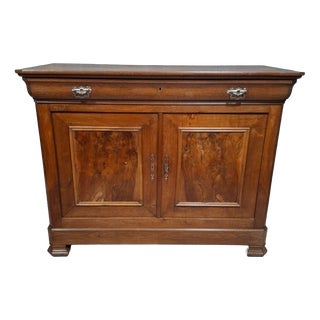 19th Century Louis-Philippe Sideboard in Walnut For Sale