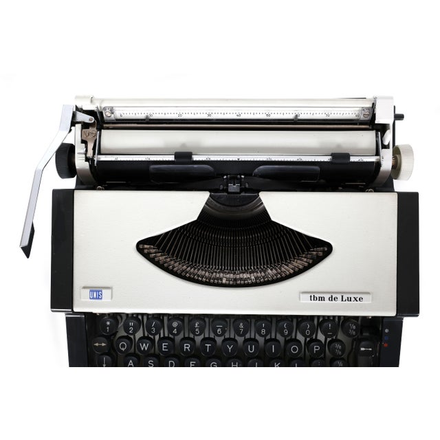 Metal Refreshed Unis TBM DeLuxe Yugoslavian Typewriter For Sale - Image 7 of 16