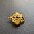 Metal Trifari Gold Crown Brooch Vintage Matte Tm Retro Pin For Sale - Image 7 of 8