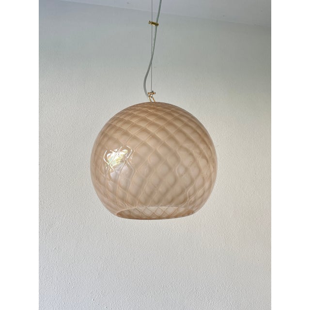 Murano Glass Barolà Pendant Lamp in Balloton Glass, 2010s For Sale - Image 3 of 17