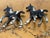 Detailed Vintage Ceramic Horses Salt and Pepper Shakers Pair For Sale - Image 4 of 4