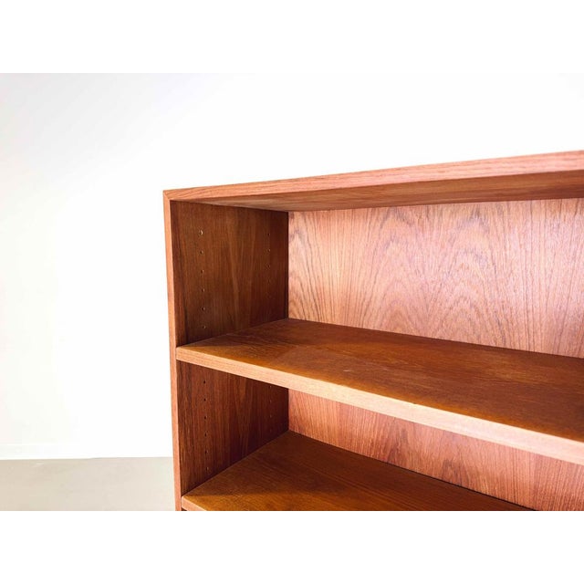 Wood Mid-Century Bookcase in Teak by Sven Ellekaer for Bramin, 1960s For Sale - Image 7 of 11