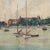 19th Century Oil on Canvas Painting of Harbor Scene by Georg Jensen, Dated 1911 For Sale - Image 12 of 13