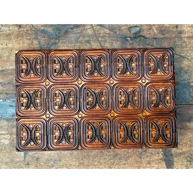 Vintage MCM Brutalist Lidded Box For Sale - Image 12 of 12