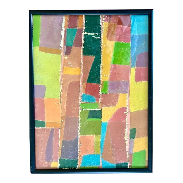 Abstract Collage - Color Block Pop For Sale