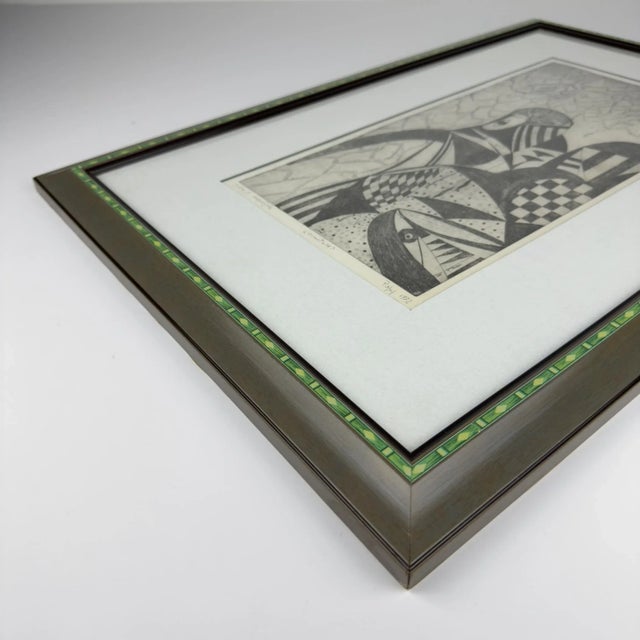 1970s Popy, Composition, 1972, Etching For Sale - Image 5 of 15