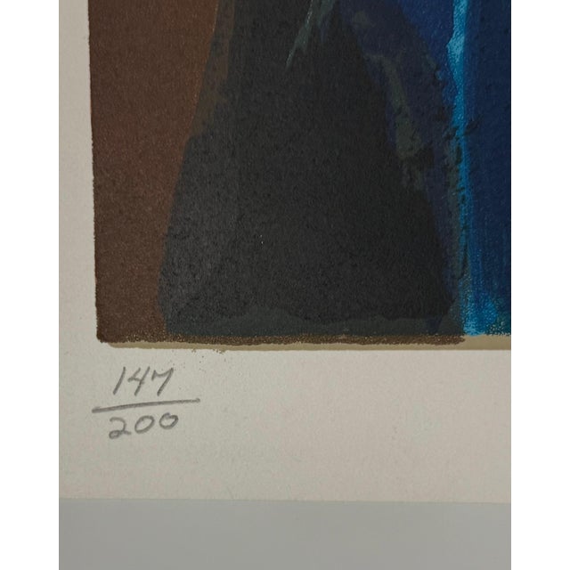 John Hultberg, 1970s Bay Area Figurative Abstract Lithograph Serigraph Greenhouse John Hultberg, 1978 For Sale - Image 16 of 16