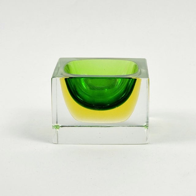 Mid-Century Modern Mid Century Sommerso Murano Glass Catchall by Flavio Poli for Seguso Vetri D'Arte, Italy, 1970s For Sale - Image 3 of 7