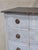 Vintage Swedish Rococo Style Chest of Three Drawers With Brass Hardware For Sale - Image 4 of 14